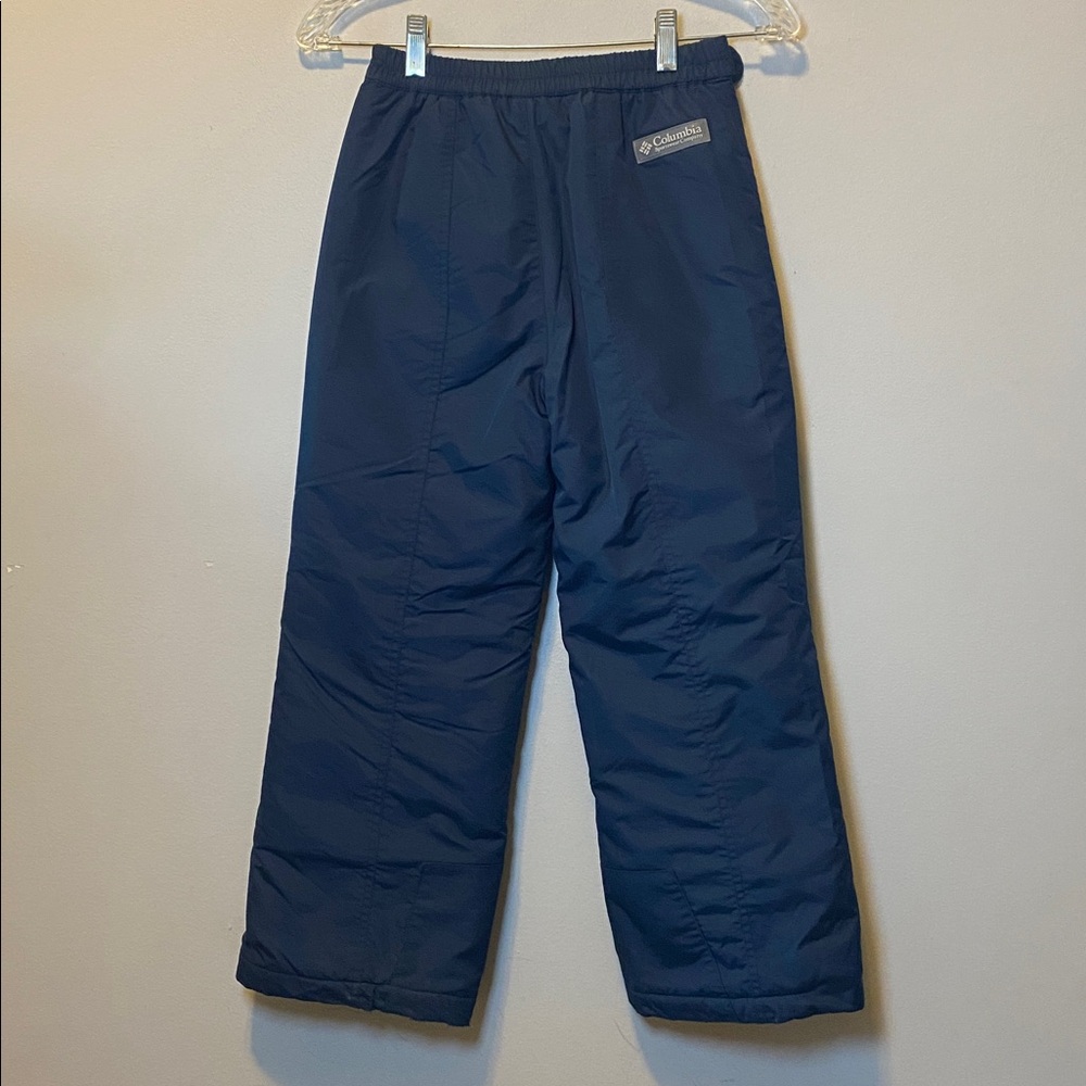 Columbia Snow Pants Kids 7-8 Blue Lined Insulated Winter Ski - Picture 9 of 15